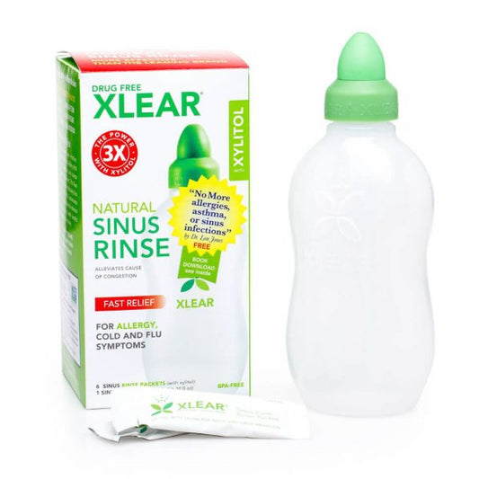 Xlear Sinus Rinse With Xylitol & Saline Solution Starter Kit