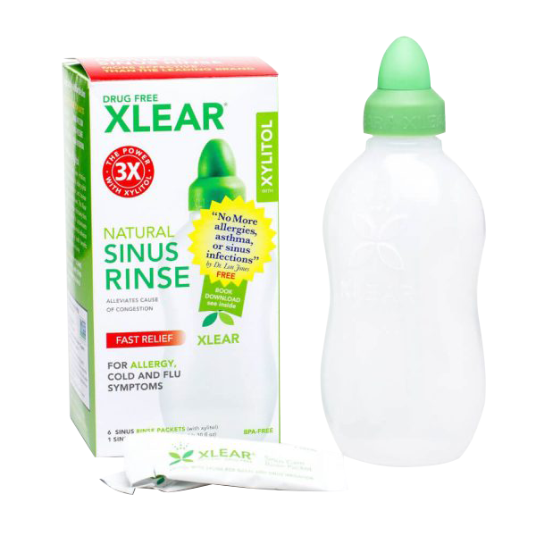 Sinus Rinse Bottle with Solution