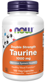 now Taurine, Double Strength 1000 mg 100 Veg Capsules