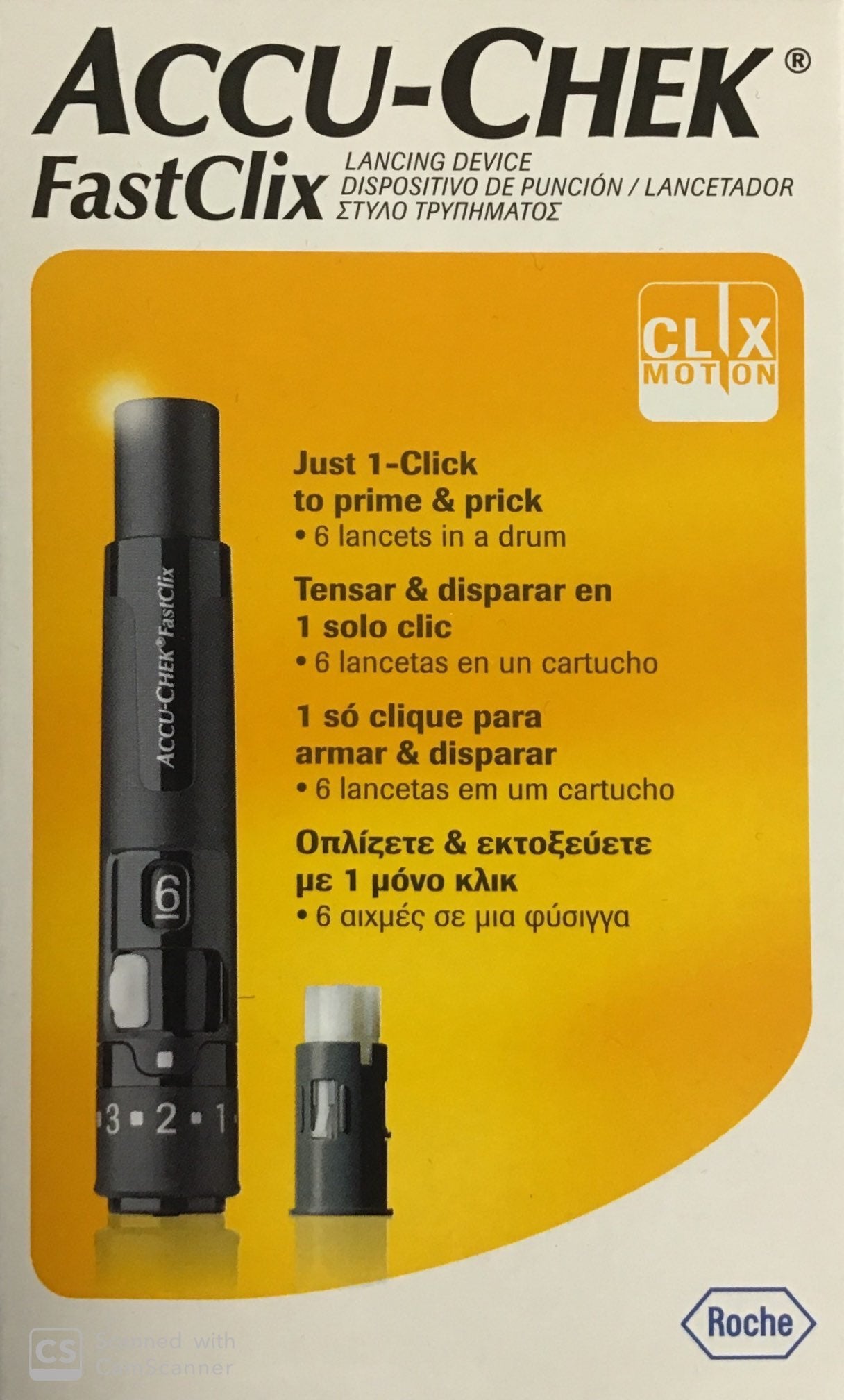 ACCU-CHEK FAST CLIX LANCING DEVICE