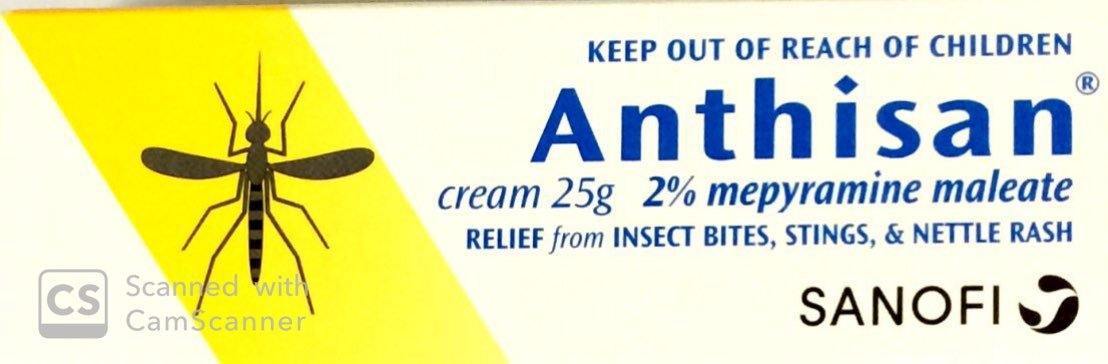 Anthisan cream 25 gm