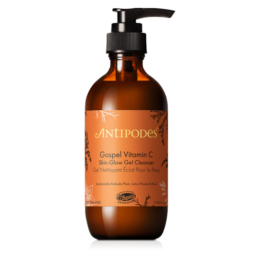 Antipodes Gospel Vitamin C Skin-Glow Gel Cleanser 200ml VC Cleanser 200ml