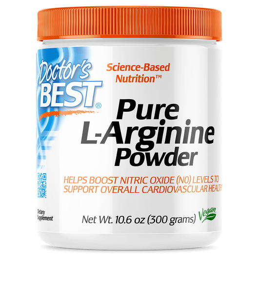 Doctor's Best Pure L-Arginine Powder 300 Grams