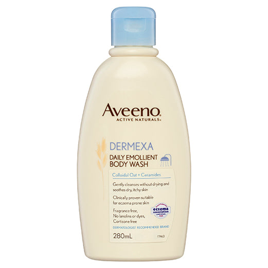 AVEENO DERMEXA DAILY EMOLLIENT BODY WASH 280ml