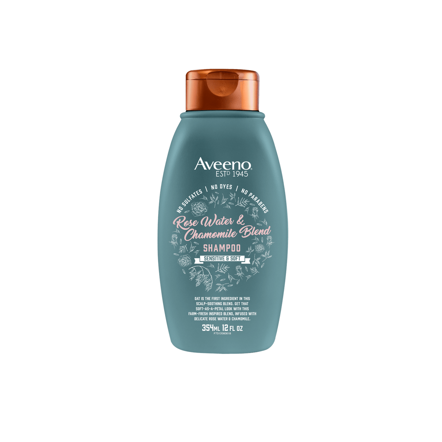 Aveeno Rose Water And Chamomile Blend Shampoo 354ml