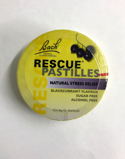 Bach Rescue Remedy Pastilles Blackcurrant 50g - Pakuranga Pharmacy