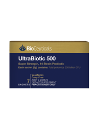 
					UltraBiotic 500					
					Super Strength, 14 Strain Probiotic
				