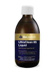 
					UltraClean 85 Liquid					
					High Strength Liquid Fish Oil
				