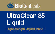 
					UltraClean 85 Liquid					
					High Strength Liquid Fish Oil
				