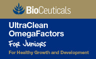 Bioceuticals UltraClean OmegaFactors for Juniors 60 capsules general health,general well being,issues,omega 3,omega 3 fatty acids,UltraClean OmegaFactors for Juniors For Healthy Growth and Development
