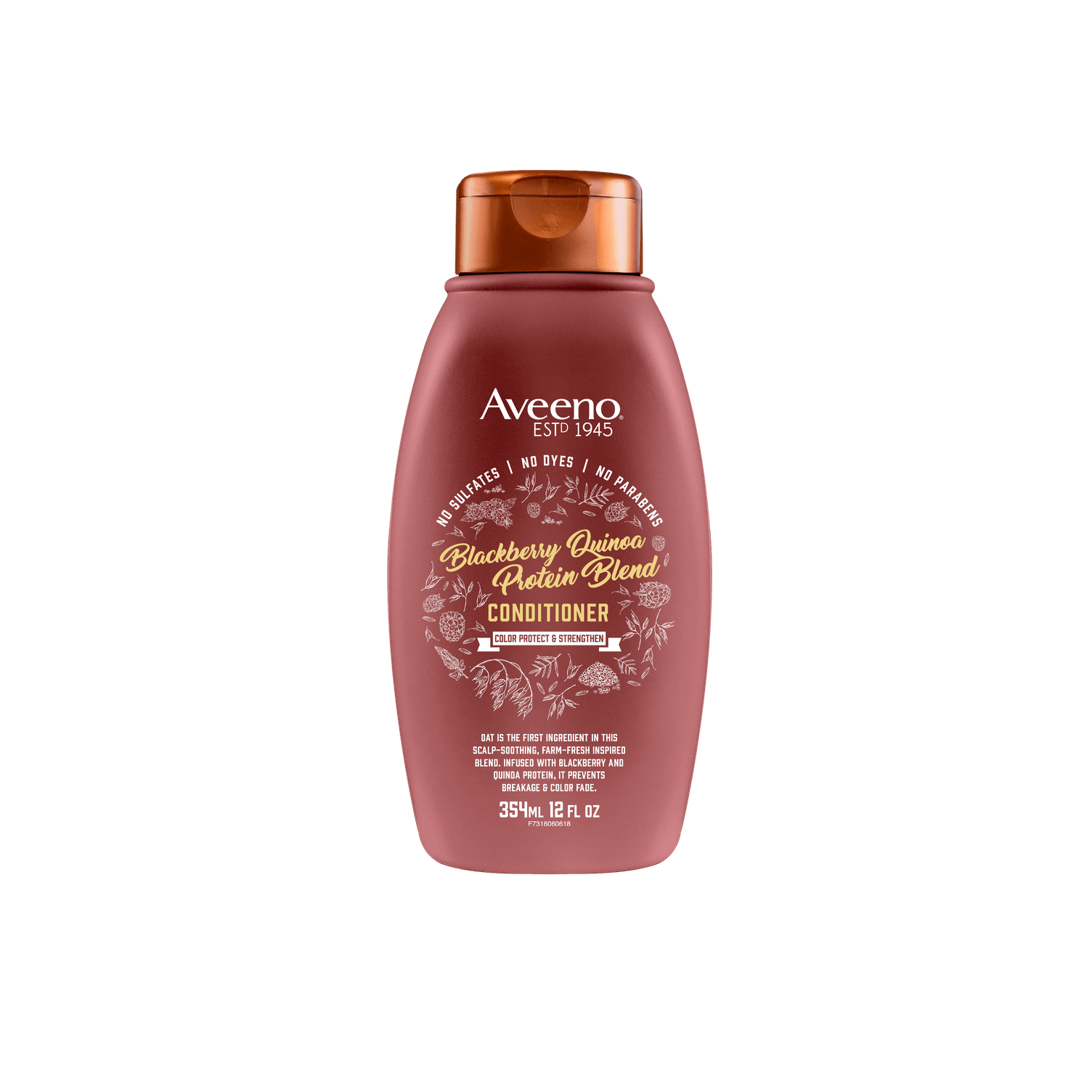 AVEENO BLACKBERRY QUINOA PROTEIN BLEND CONDITIONER 354ml