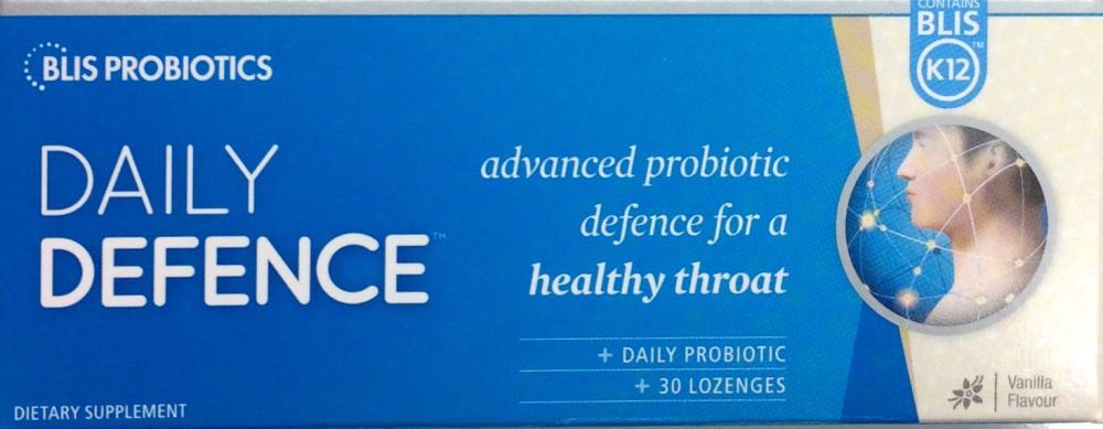 BLIS K12 Throat Guard Daily 30 Lozenges - Pakuranga Pharmacy