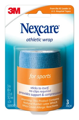 Nexcare Athletic Support Wrap Blue 75mm - DominionRoadPharmacy