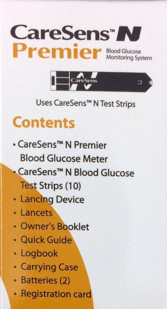 Caresens N Premier Blood Glucose Monitering System - Pakuranga Pharmacy