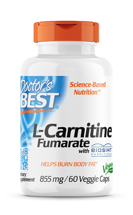 Doctor's Best L-Carnitine Fumarate 60 Vege Capsules