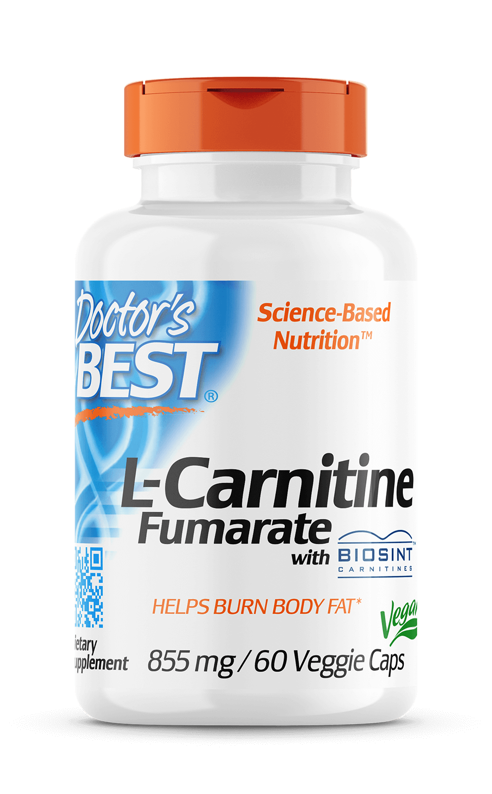 Doctor's Best L-Carnitine Fumarate 60 Vege Capsules