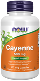 now Cayenne 500 mg 100 Veg Capsules