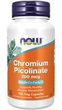 now Chromium Picolinate 200 mcg 100 Veg Capsules