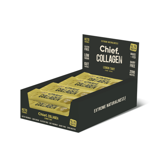 Chief Collagen Protein Bar  Lemon Tart 12 bars