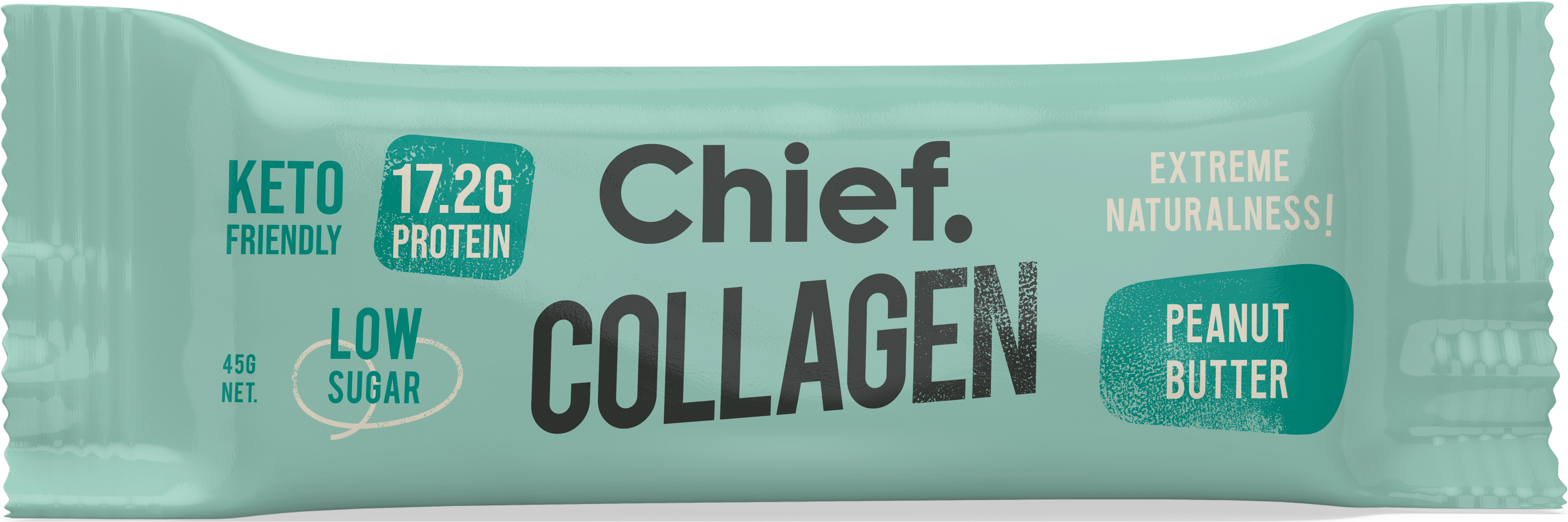 Chief Collagen Protein Bar  Peanut Butter 12 bars