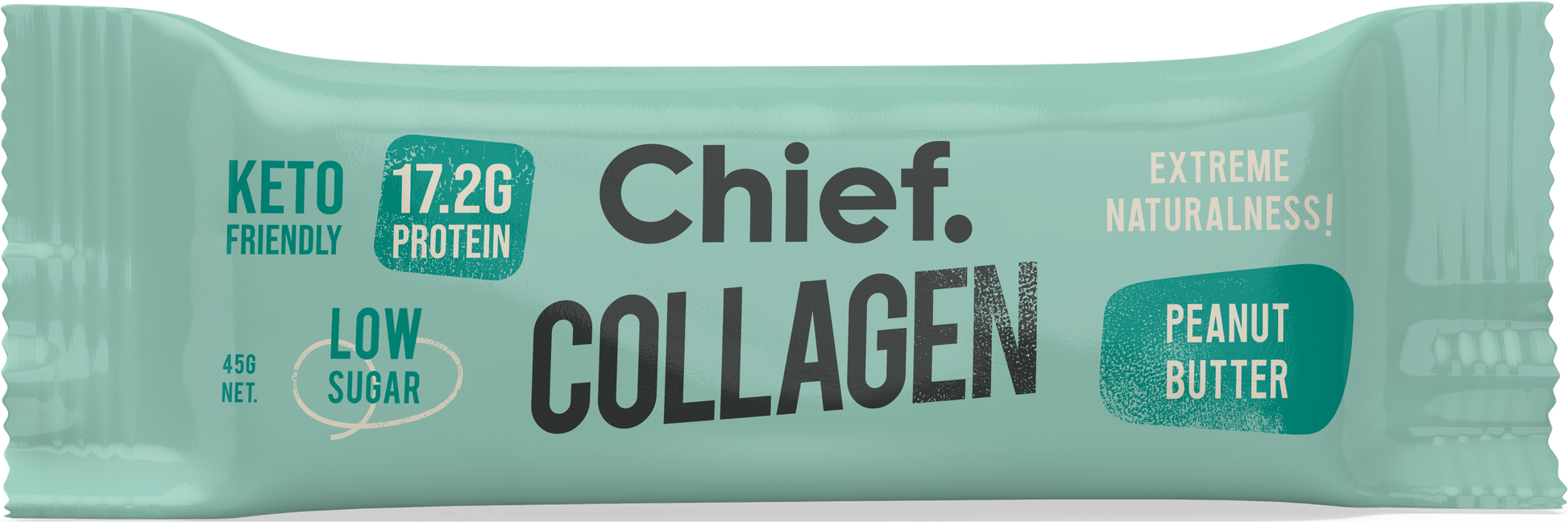 Chief Collagen Protein Bar  Peanut Butter 12 bars