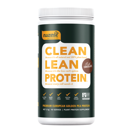 NUZEST Clean Lean Protein 1 KG Rich CHOCOLATE