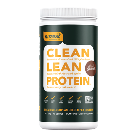 NUZEST Clean Lean Protein 1kg Rich Chocolate