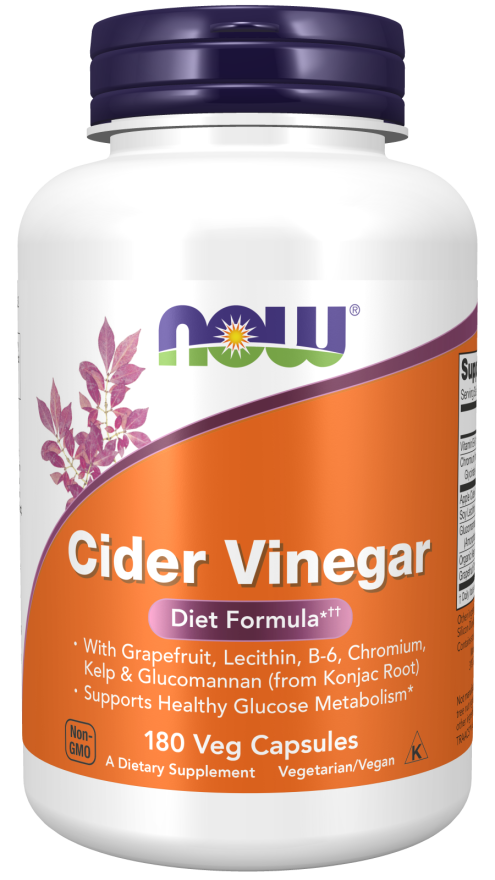 now Cider Vinegar Diet Formula 180 Veg Capsules