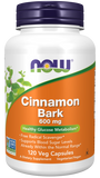 now Cinnamon Bark 600 mg 120 Veg Capsules