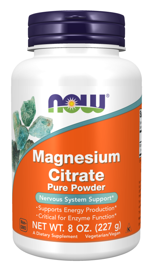 now Magnesium Citrate Pure Powder 227 gm