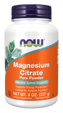 now Magnesium Citrate Pure Powder 227 gm