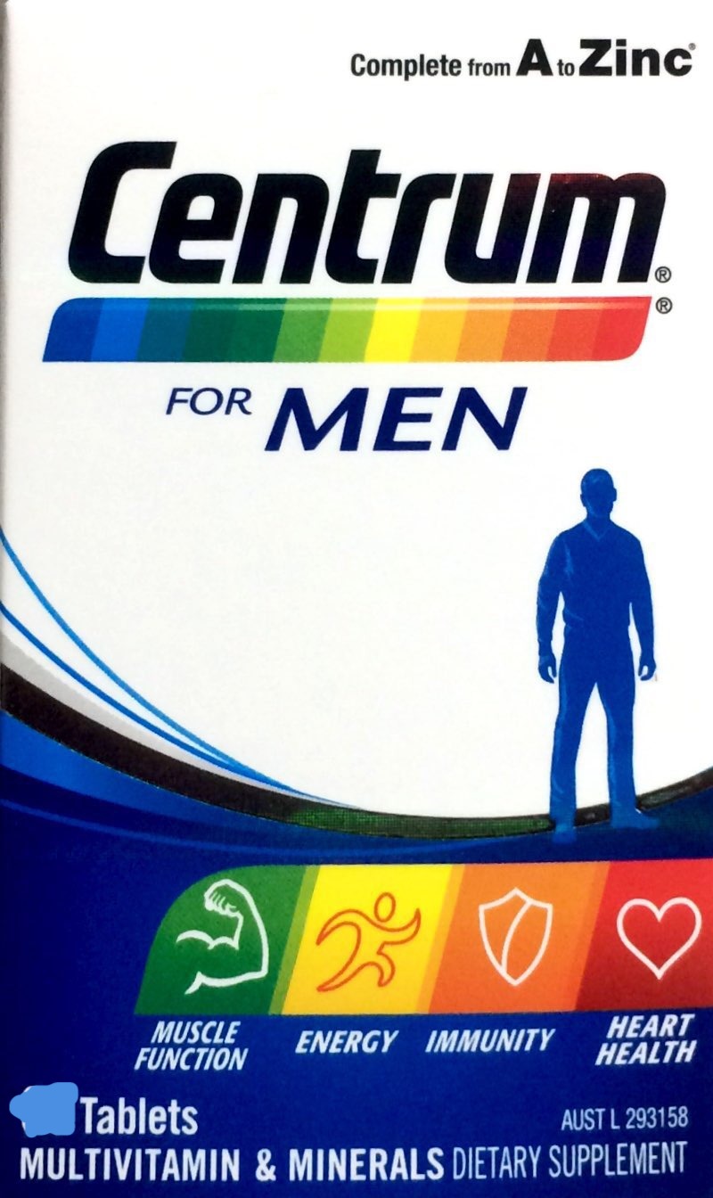 Centrum For Men 60 tablets - Pakuranga Pharmacy