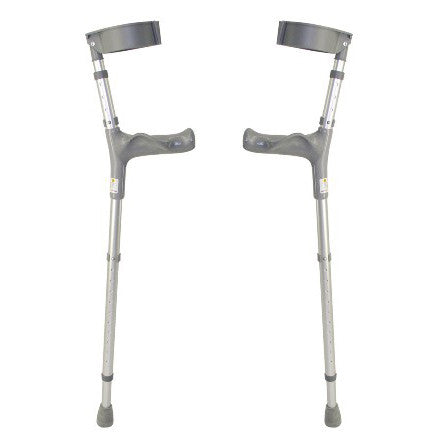 Coopers Double adjustable comfy elbow crutches Adult 1 pair