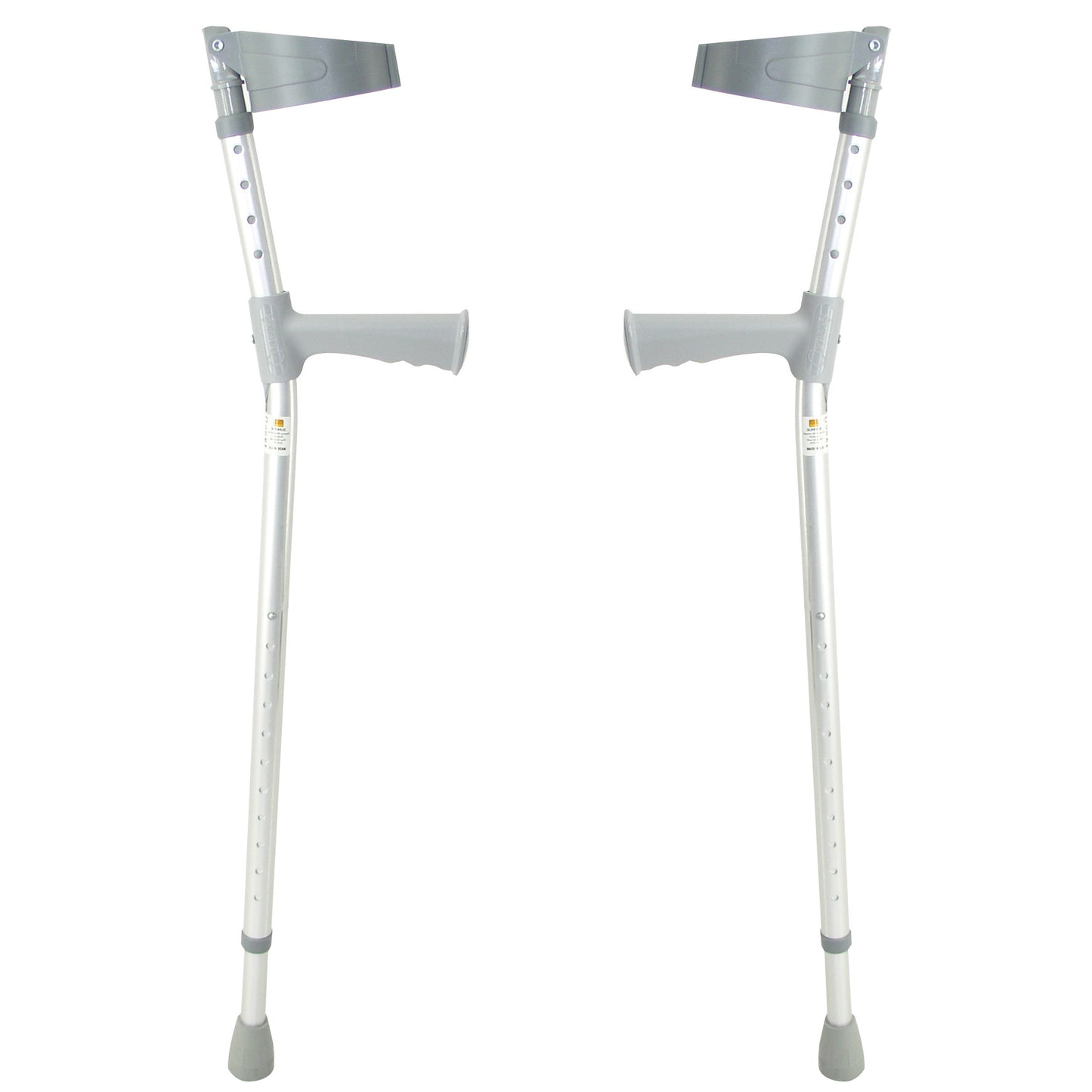 Coopers Double adjustable elbow crutches 1 pair - Free Shipping