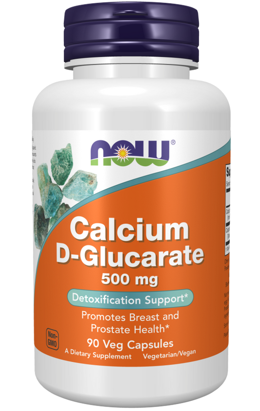 now Calcium D-Glucarate 500 mg 90 Veg Capsules