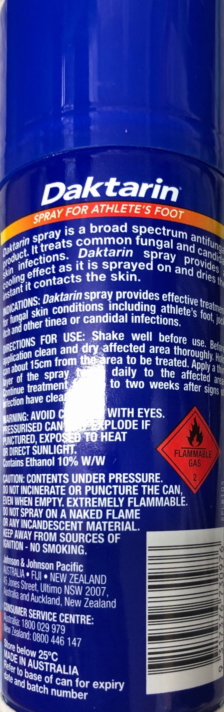 Daktarin Spray antifungal 100gm pharmacy medicine only - Pakuranga Pharmacy
