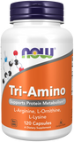 now Tri-Amino 120 Capsules