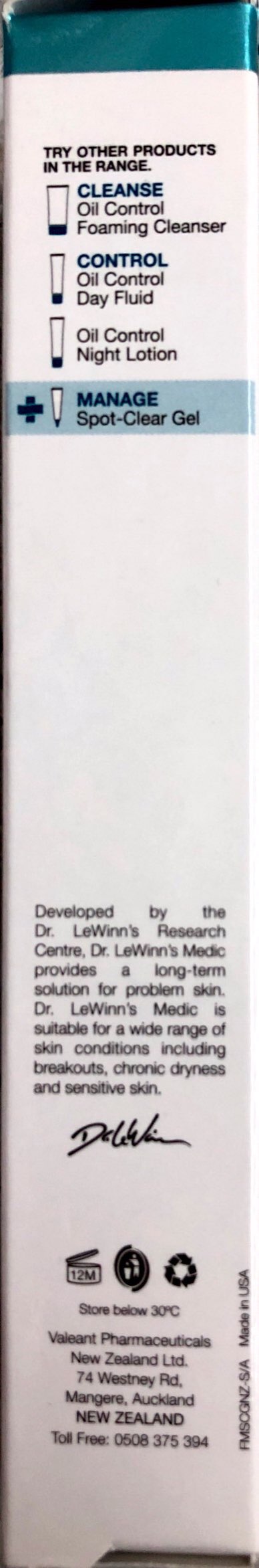 DR.LeWINN'S Spot Clear Gel 20ml - DominionRoadPharmacy
