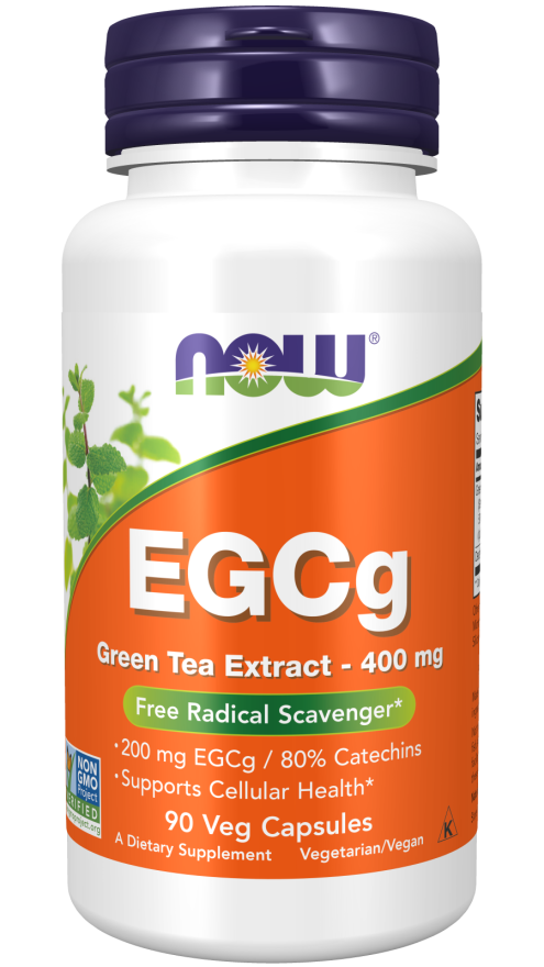 now EGCg, Green Tea Extract, 400 mg 90 Veg Capsules