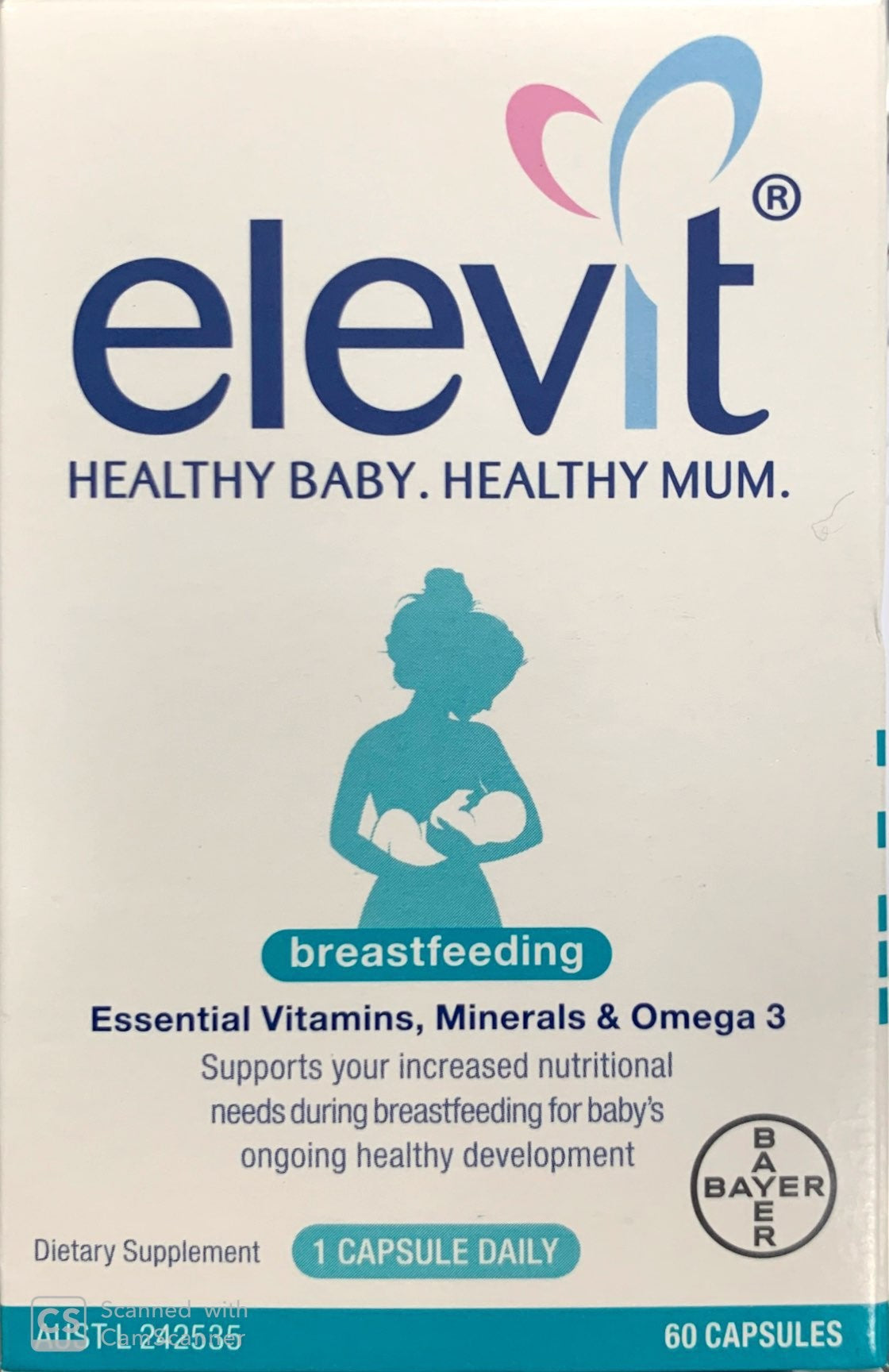 Elevit Breastfeeding 60 Capsules - Pakuranga Pharmacy