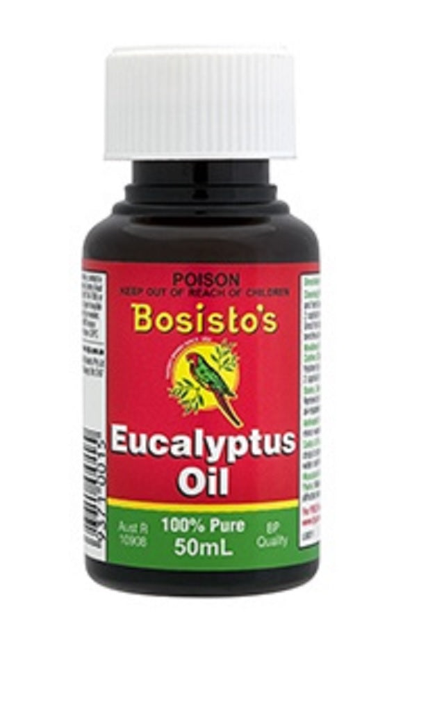 Bosistos Eucalyptus Oil 100% 50mL
