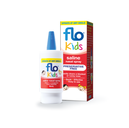 FLO Kids Saline Nasal Spray20ml - DominionRoadPharmacy