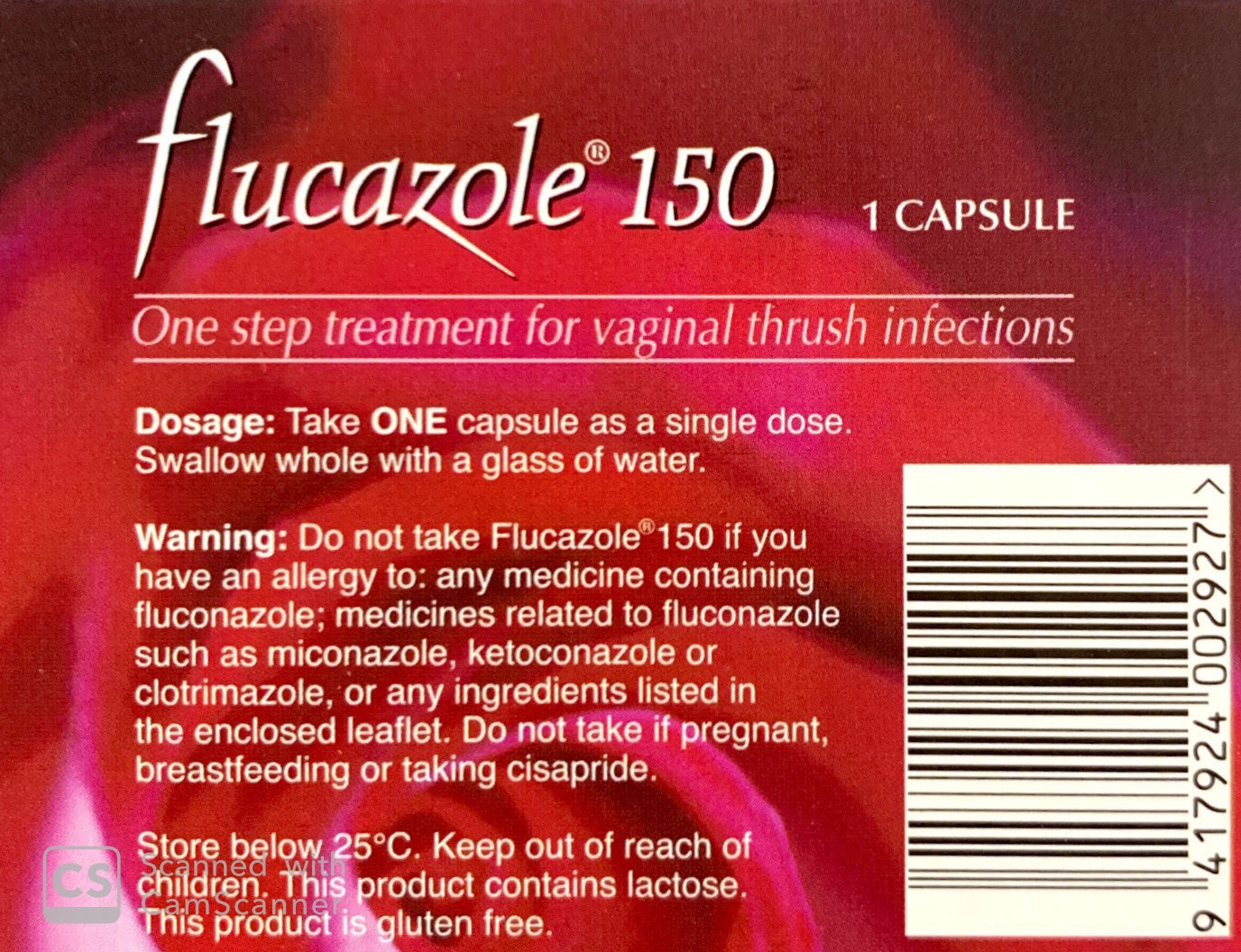 Flucazole - Fluconazole 150mg - 1 Capsule - Pharmacist Only Medicine - Pakuranga Pharmacy