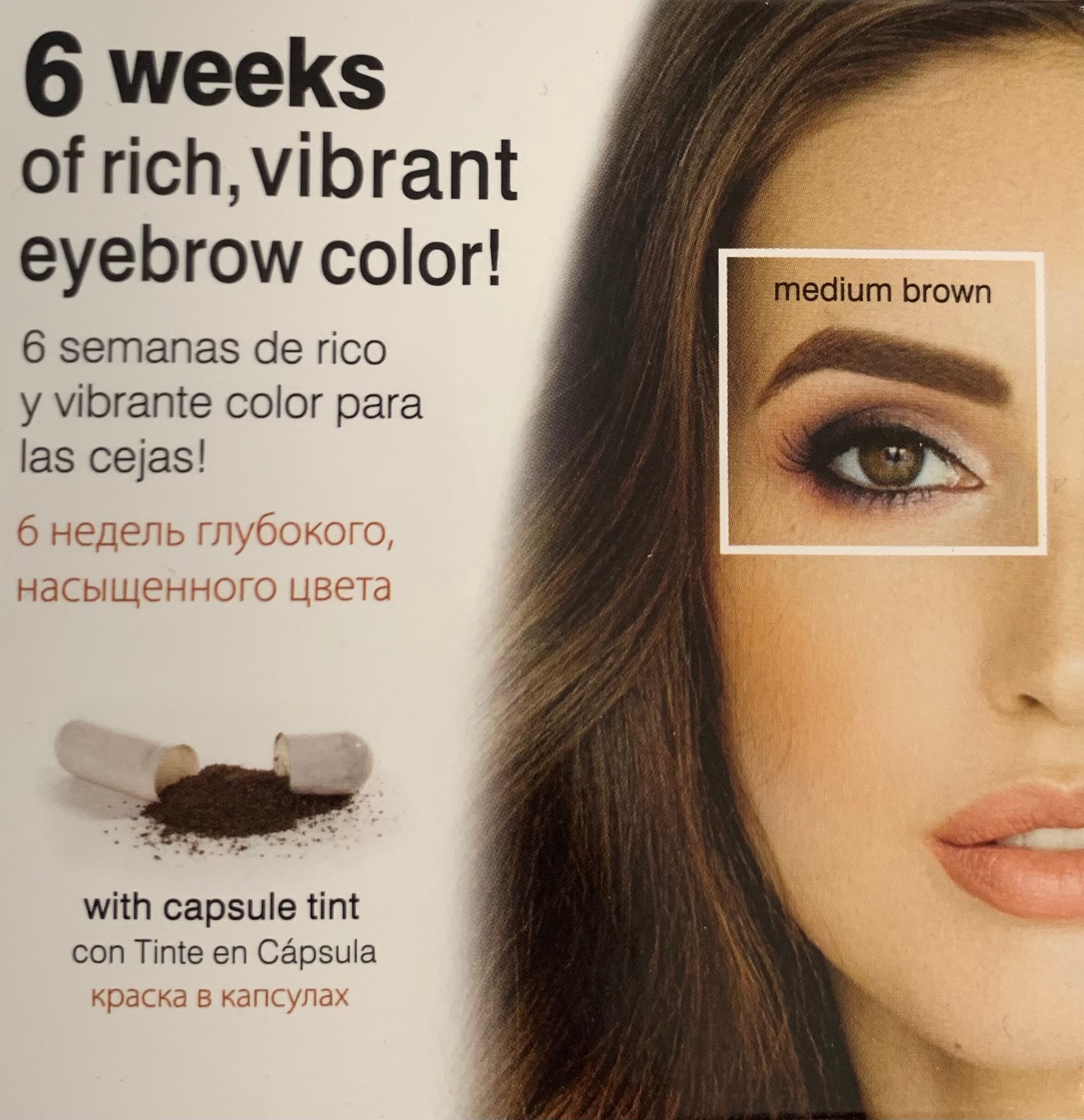 Godefroy Instant Eye Brow Tint Kit 6 Weeks Medium Brown Pakuranga   Gdmd6 