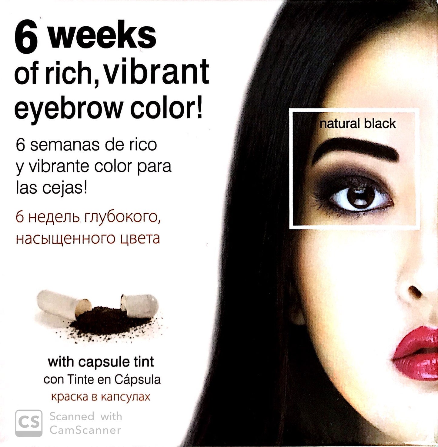 Godefroy Instant Eye Brow Tint Kit 6 Weeks Natural Black