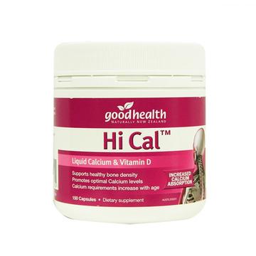 Good Health Hi Cal Liquid Calcium & Vitamin D 150 Cap - Pakuranga Pharmacy