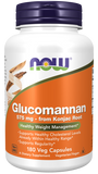 now Glucomannan 575 mg 180 Veg Capsules