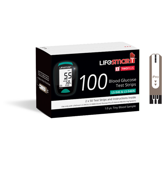 Lifesmart Blood Glucose Plus Strips 100