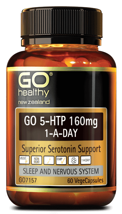 Go Healthy GO 5-HTP 160MG 1-A-Day 30 capsules - Pakuranga Pharmacy