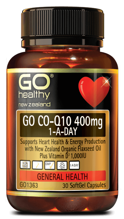 Go Healthy GO CO-Q10 400MG 30 Capsules - Pakuranga Pharmacy